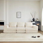 108  Foam Modular Sofa Bed with Memory Foam & Spring Base