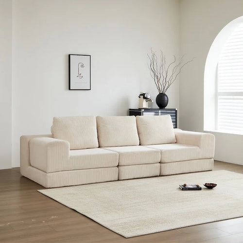 108  Foam Modular Sofa Bed with Memory Foam & Spring Base