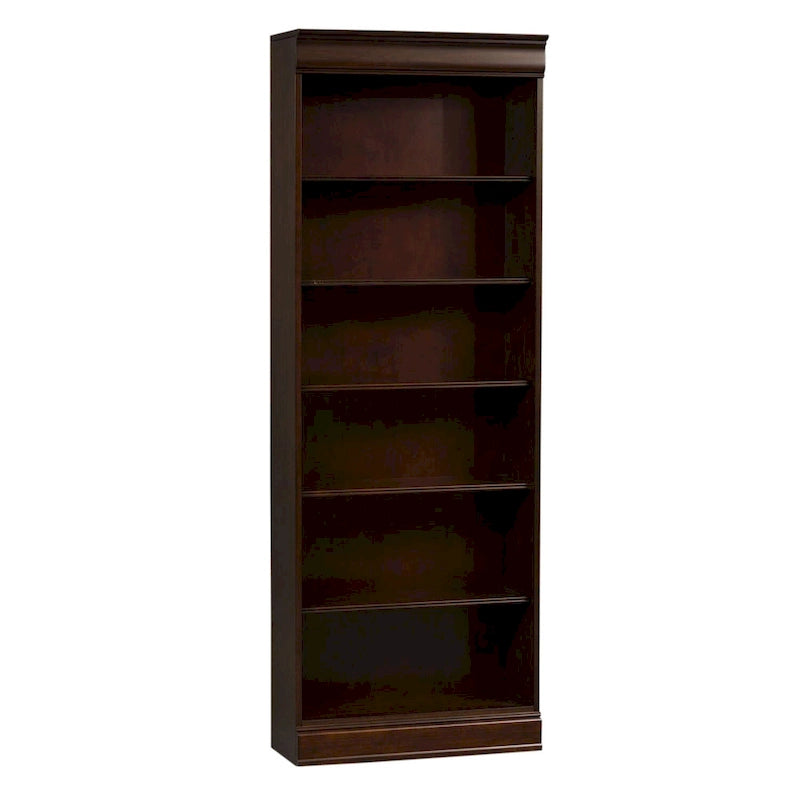 Cognac 84" Tall Bookcase with Adjustable Shelves