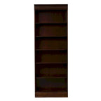Cognac 84" Tall Bookcase with Adjustable Shelves