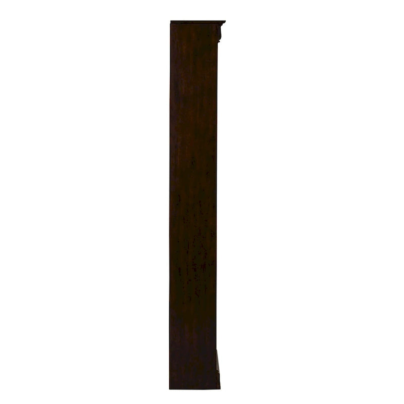 Cognac 84" Tall Bookcase with Adjustable Shelves