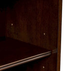 Cognac 84" Tall Bookcase with Adjustable Shelves