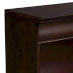 Cognac 84" Tall Bookcase with Adjustable Shelves