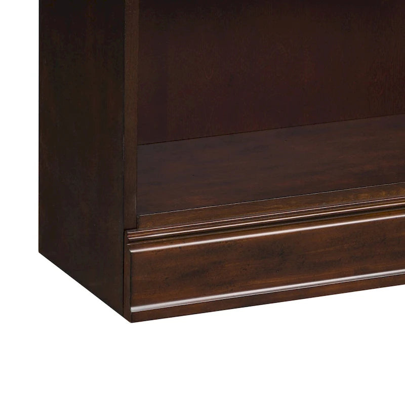 Cognac 84" Tall Bookcase with Adjustable Shelves