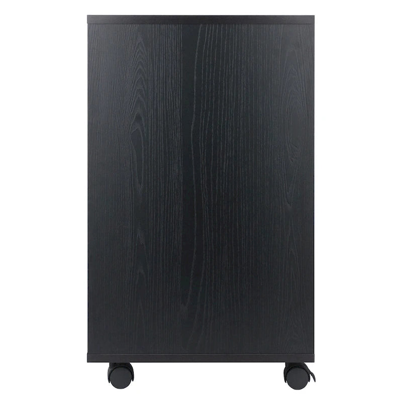 Black 6-Drawer Mobile Storage Cabinet