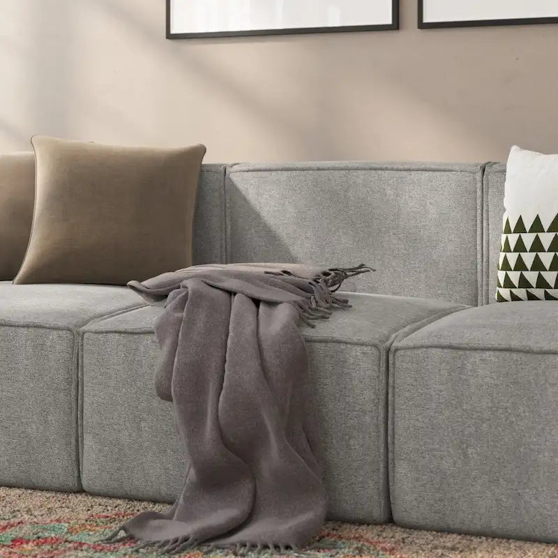 Contemporary Modular Sectional Sofa Armless Middle Chair - 36.75 D x 28.25 W x 28 H