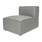 Contemporary Modular Sectional Sofa Armless Middle Chair - 36.75 D x 28.25 W x 28 H