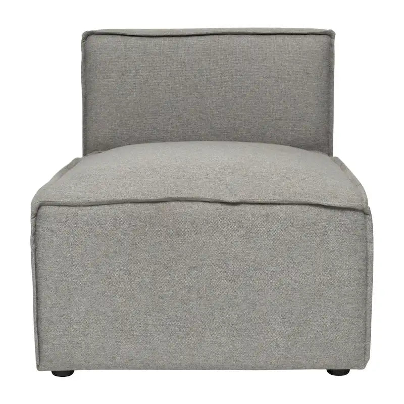 Contemporary Modular Sectional Sofa Armless Middle Chair - 36.75 D x 28.25 W x 28 H