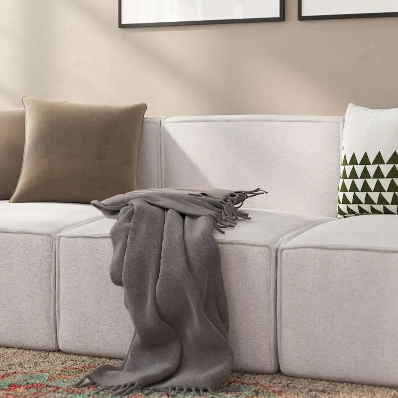 Contemporary Modular Sectional Sofa Armless Middle Chair - 36.75 D x 28.25 W x 28 H