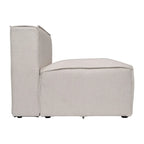 Contemporary Modular Sectional Sofa Armless Middle Chair - 36.75 D x 28.25 W x 28 H