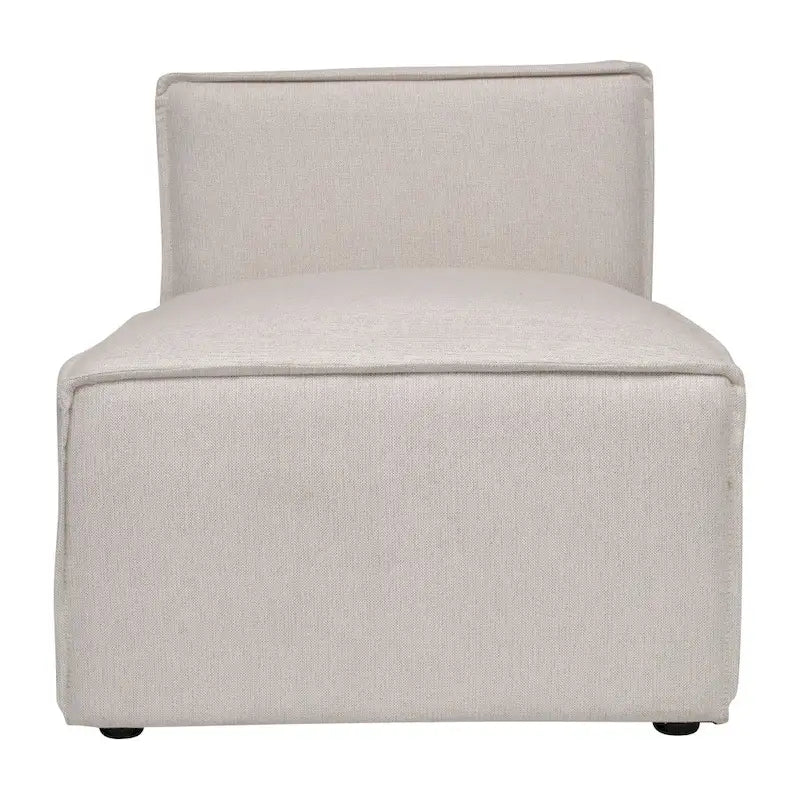 Contemporary Modular Sectional Sofa Armless Middle Chair - 36.75 D x 28.25 W x 28 H