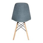 Haig Fabric Dining Chair, Beech Wood Legs, Single Seat
