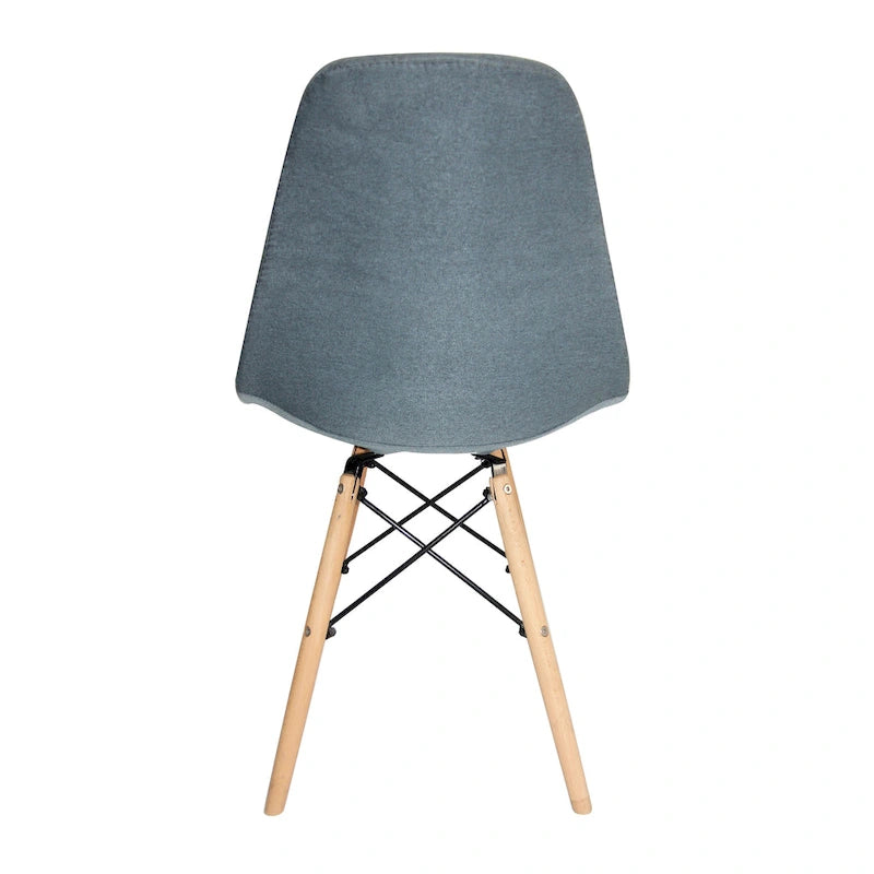 Haig Fabric Dining Chair, Beech Wood Legs, Single Seat