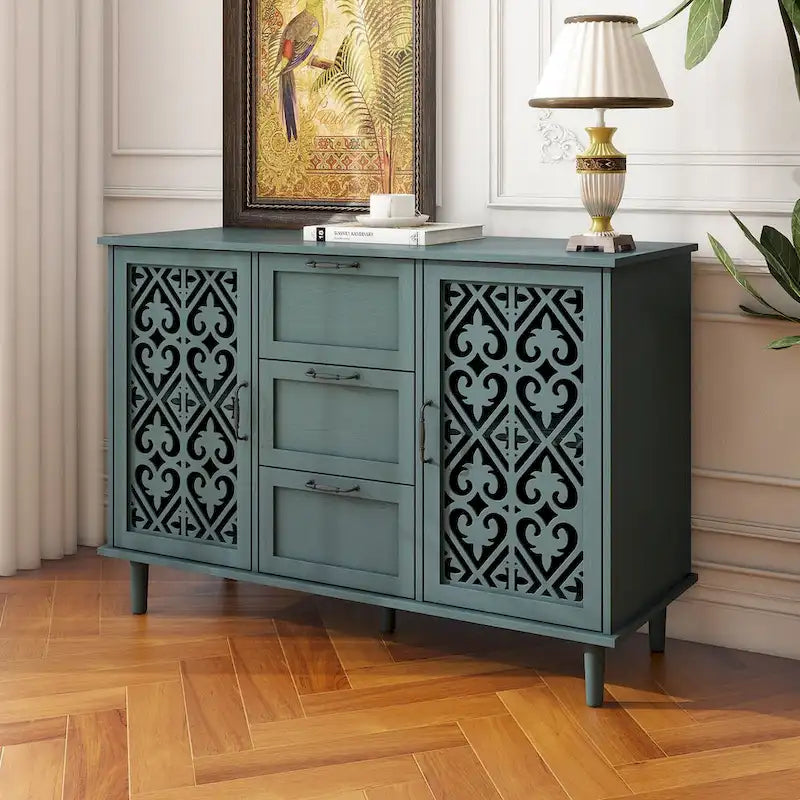 2 Door 3 Drawer Cabinet American Furniture Suitable for Bedroom - N/A