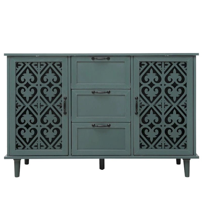 2 Door 3 Drawer Cabinet American Furniture Suitable for Bedroom - N/A